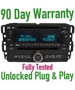 Unlocked GMC CHEVY BUICK Acadia OEM Stereo AM FM AUX CD DVD Player 22754031 - $146.52