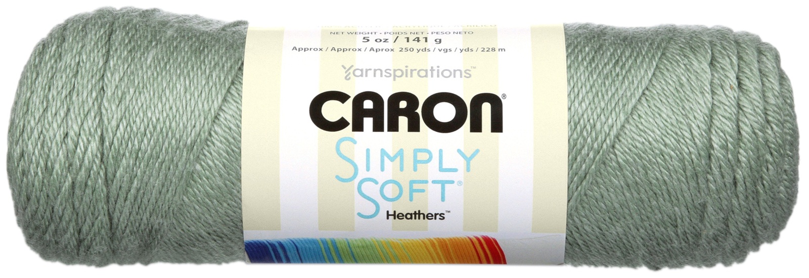 Caron Simply Soft Heathers Yarn-Woodland. - $17.24