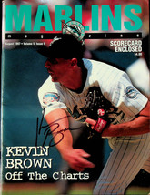 Florida Marlins Magazine Aug 1997 Vol 5, Issue 5 - Signed by Kevin Brown (P) - £6.48 GBP