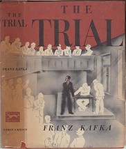 1950 Vtg The Trial Franz Kafka 1st US Later Hasidic Law Retro Dust Jacket Art [H - £100.42 GBP