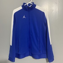 Air Jordan Full-Zip Jacket Basketball Blue White Women&#39;s Size L CN5364-493 - $46.57