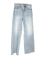 Express Jeans Wide Leg High Rise Women&#39;s 6R Light Wash Blue Denim - $24.99