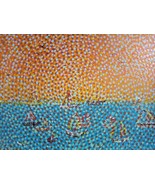 Sunset  Horizontal Abstract 1 Painting - $274.00
