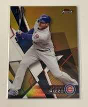 13/50* Anthony Rizzo 2018 Topps Finest Chrome Refractor* MLB Cubs/NY Yankees #37 - £36.82 GBP