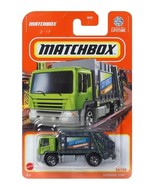 Matchbox Garbage King Green &amp; Silver City Services 1:64 Scale Die-Cast T... - $9.57