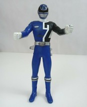 2004 Bandai Power Ranger Light Patrol SPD Blue Power Ranger 6.25&quot; Vinyl Figure - £11.38 GBP