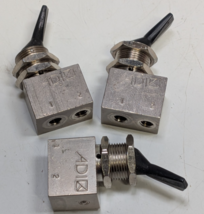 Lot of 3 - ADI Pneumatic 2 Position Toggle Switch Valves - 0309 01 - $29.69
