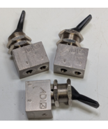 Lot of 3 - ADI Pneumatic 2 Position Toggle Switch Valves - 0309 01 - $29.69