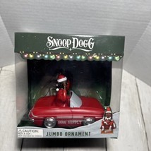 Snoop Dogg On The Stoop Jumbo Ornament Red Impala with Santa Hat - $25.69