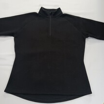 Cabela's Women's Black 1/4 Zip Long Sleeve Pullover Fleece Sweatshirt Size L Reg image 12