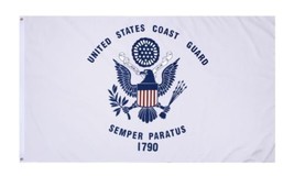 USCG US Coast Guard Semper Paratus 3x5 Military Indoor Outdoor Flag Banner BEST  - £10.18 GBP