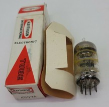 Vintage Raytheon Electronic Tube 4BQ7A w/ Original Box NOS Rare USA Amp TV - $24.18