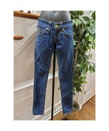 True Religion Women&#39;s Blue Denim Cotton Mid Rise Skinny Legs Jeans Pant ... - $817.23 MXN