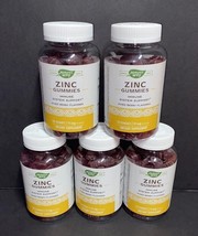 Natures Way Zinc Gummies Immune Support Mixed Berry 5X120 Count Ships Fa... - £15.81 GBP