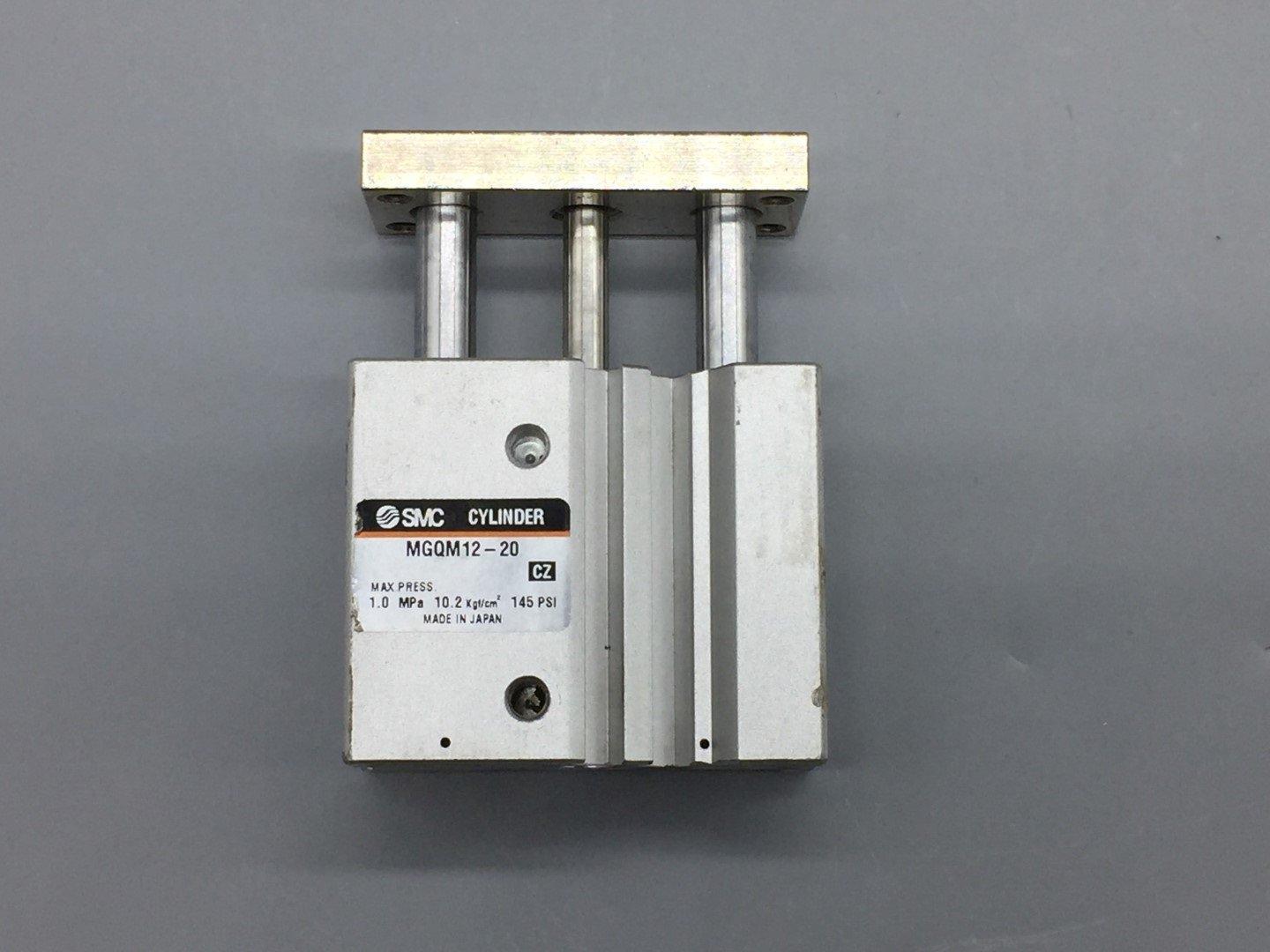 NEW SMC MGQM12-20 COMPACT GUIDE CYLINDER BORE 12MM, SERIES MGQ  - $109.00