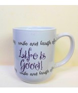 Life is Good Mug Royal Norfolk 4.5 Inch Black and White - £11.73 GBP