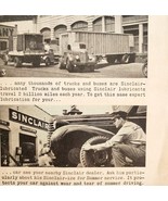 1941 Sinclair Oil Lubricants And Tires Advertisement Military Tanks DWNN12 - $35.07 CAD