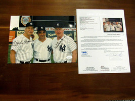 MICKEY MANTLE WHITEY FORD 1961 WSC YANKEES HOF SIGNED AUTO 10X8 COLOR PH... - $494.99