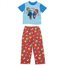 Super Mario Bros. High Five 2-Piece Pajama Set Multi-Color - £20.82 GBP