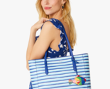 NWB Kate Spade Schuyler Blue Striped Tote Handbag KG761 Purse $359 MSRP ... - $133.64