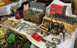 Craftsman 600+ lot, Chainsaw, ROUTER, Pneumatics, Drill, sockets, drivers MORE! - $989.01