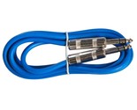 Blue 3Ft Foot Stereo Trs 1/4 Balanced Audio Cable Shielded Effects Fx Pa... - £19.65 GBP