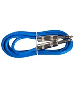 Blue 3Ft Foot Stereo Trs 1/4 Balanced Audio Cable Shielded Effects Fx Pa... - £14.90 GBP