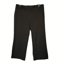 Career Wear Black Knit Capri Pants with Belt Loops and show pockets size 8 - $8.00