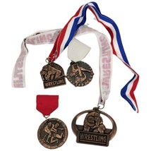 Vintage Wrestling Medals Collegiate El Dorado 4th 3rd Place 1999-2003 Freestyle - £29.77 GBP