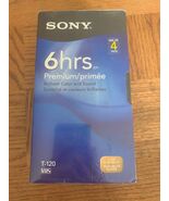 Sony T120VR 6 Hours VHS 4 Pack - $26.06 CAD