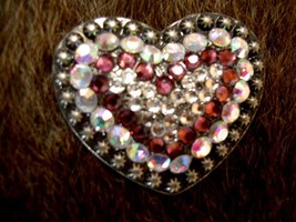 4 Conchos Rhinestone Horse Saddle Western Rodeo Bridle Heart CO06 - $24.74