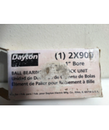 DAYTON 2X900 Pillow Block Bearing, Ball Bearing, 1&quot; Bore - $376.34 MXN