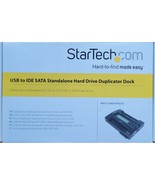 STARTECH USB to IDE SATA STANDALONE HARD DRIVE DUPLICATOR DOCK PART # UN... - $233.36