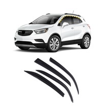 Rain Guards for Buick Encore 2013-2022 (4PCs) Smoke Tinted Tape-On Style - £98.05 GBP