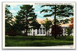 Home Economics Building Iowa State College Ames Iowa IA UNP Linen Postcard J20 - £3.14 GBP