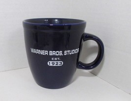 Blue large Warner Bros brothers est 1923 ceramic coffee cup mug large he... - $9.89