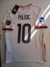 Christian Pulisic USA USMNT 2021 Nations League Stadium White Home Soccer Jersey - £75.23 GBP