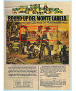 Vintage Advertisement Del Monte Canned Goods Cowboy Old Western 1981 Mag... - $5.99