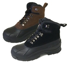Brand New Men&#39;s Winter Boots Leather  Warm 6&quot; Insulated Hiking Snow Shoe... - €15,85 EUR+