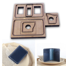 Leather Craft Die Cutting Knife Mold Metal Hollow Mold Cardholder Wallet... - £36.56 GBP