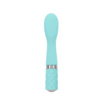 Pure Love Silicone G-Spot Vibrator Teal, Rechargeable and Multi Speed wi... - £36.33 GBP