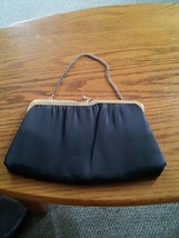 015 Ladies vintage satin clutch Purse with chain Handbag - $8.99