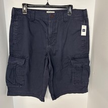 Gap Khakis Cargo Shorts 35 Navy Blue New With Tags NWT Mens - $440.33 MXN