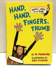 Bright and Early Board Book Hand Hand Fingers Thumb by Al Perkins Baby Toddler - £5.66 GBP