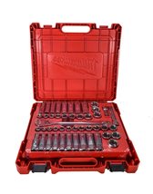 Milwaukee 48-22-9010 47-Piece 1/2 in. Drive Metric and SAE Ratchet and Socket Se - $174.95