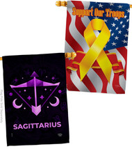 Sagittarius House Flags Pack Zodiac 28 X40 Double-Sided Banner - £41.31 GBP