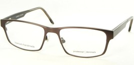 New Prodesign Denmark 1401 5031 Semi Dark Brown Eyeglasses Glasses 53-17-145mm - $101.50