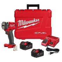 Milwaukee Tool 2854-22R M18 Fuel 3/8 In. Compact Impact Wrench With Fric... - $695.99