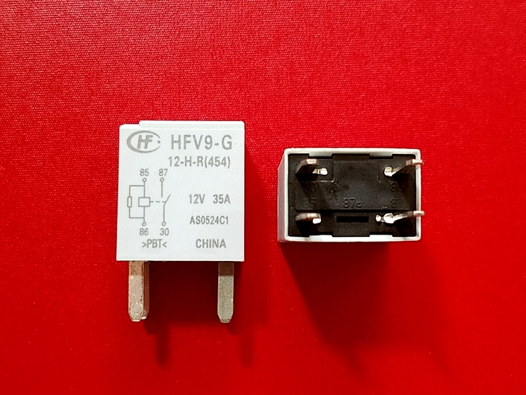 HFV9-G, 12-H-R(454), 12VDC Relay, HONGFA Brand New!!