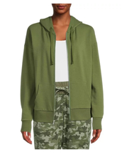 Time and Tru Women&#39;s Zip Up Hoodie with Pockets - $26.99
